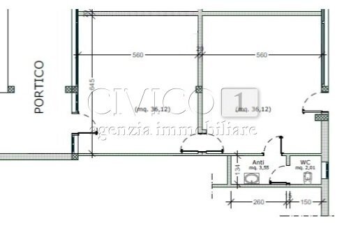 negozio.jpg - Locale Commerciale Via Roma 110, Vigodarzere - planimetria 1