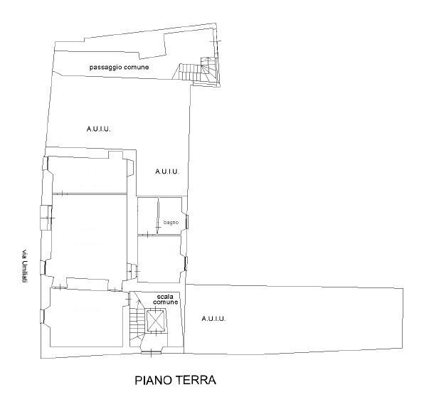 PLANIMETRIA .jpg - Trilocale Via Canonico Bissolotti 11, Palazzolo sull'Oglio - planimetria 1