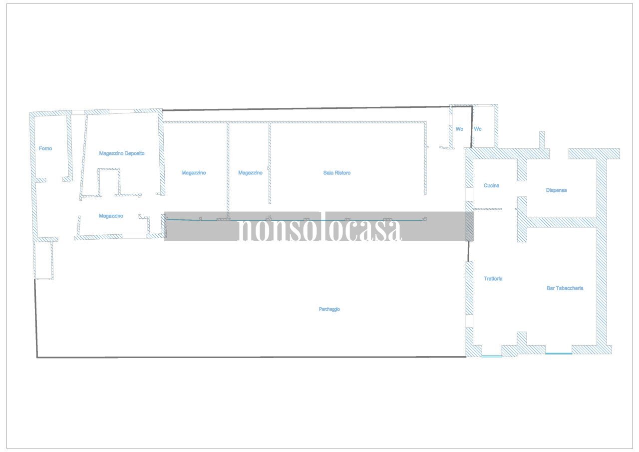 PLANIMETRIA - Locale Commerciale Via Frà Filippo Longo 999, Magione - planimetria 1