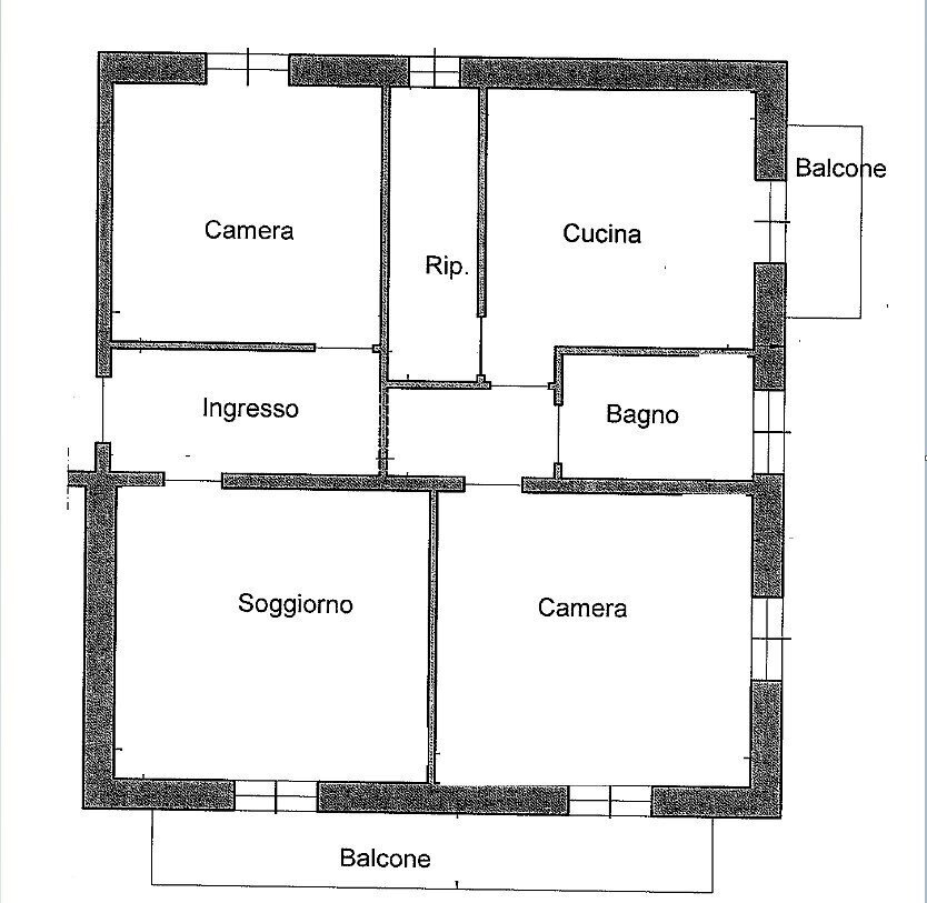 1.jpg - Appartamento all'asta Via Petronio 138, Sestri Levante - planimetria 1