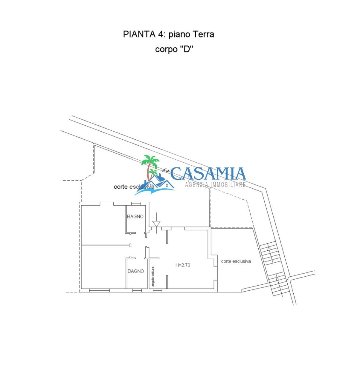 Appartamento Ingresso indipendente Cupra Marittima - Trilocale Cupra Marittima - planimetria 1