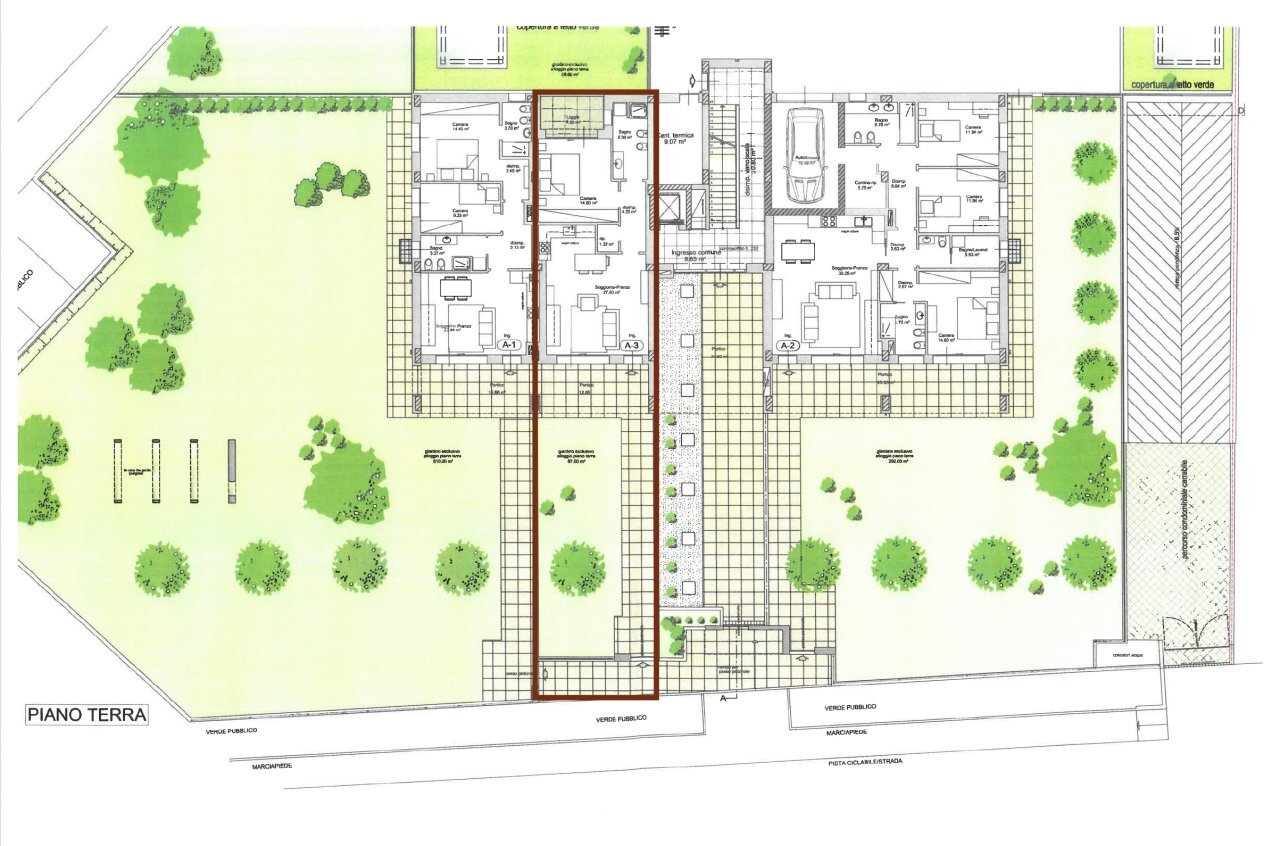 IR - Appartamento Via Ferrara, Cesena - planimetria 1
