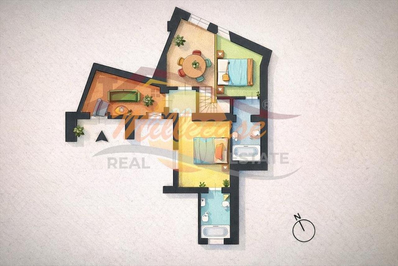 150f92b6-61fb-4202-93f7-4720afaa77b5.jpeg - Trilocale PRESSI CORSO MATTEOTTI, Siracusa - planimetria 1