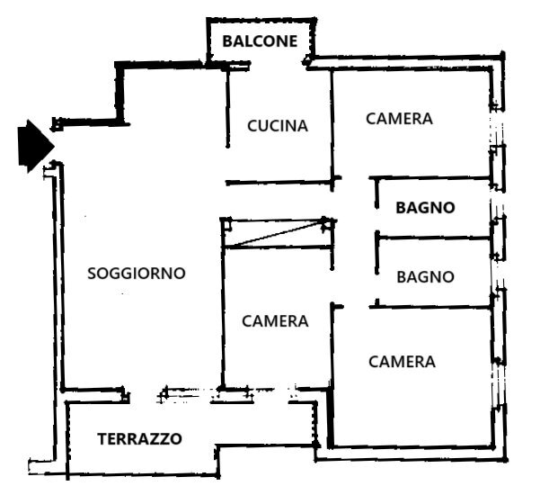 1.1.png - Quadrilocale Via Giuditta Sidoli 9600, Parma (zona San Lazzaro) - planimetria 1