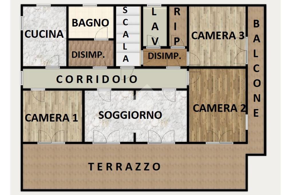 Appartamento Via XXV aprile, Mignanego - planimetria 1
