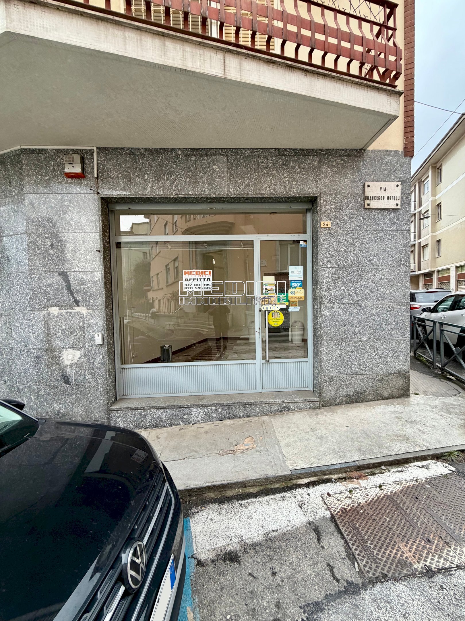 Facciata - Shop via Francesco Morelli, 34, Asti - photo 2