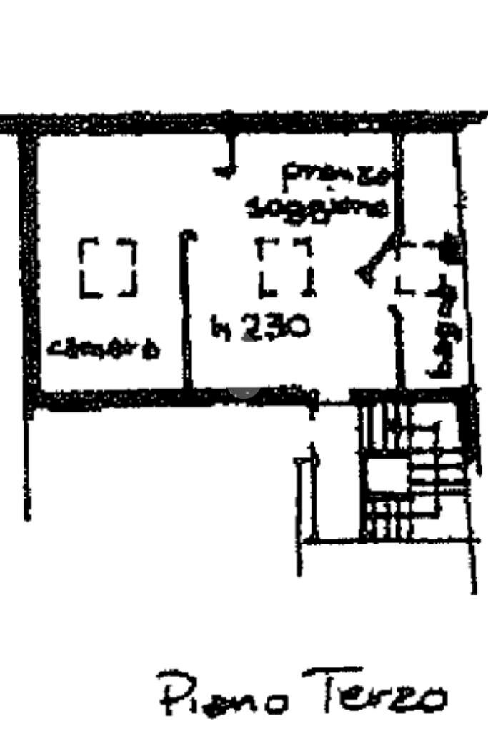 One-room apartment Via carlo termanini, Valsamoggia (neighborhood San Lazzaro) - floor plans 1