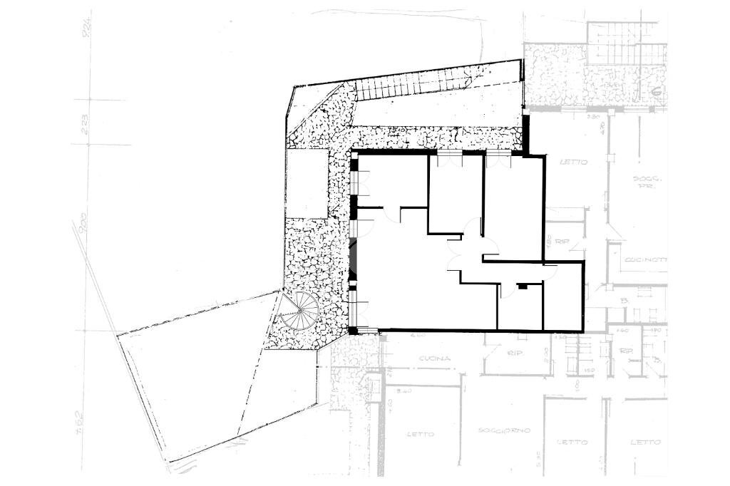 Four-room apartment Via romana, Chiavari - floor plans 1