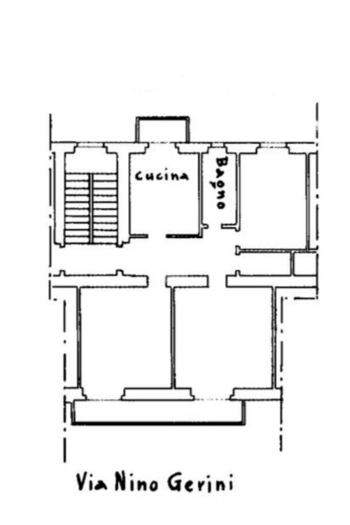 Quadrilocale Via nino gerini, Lerici - planimetria 1
