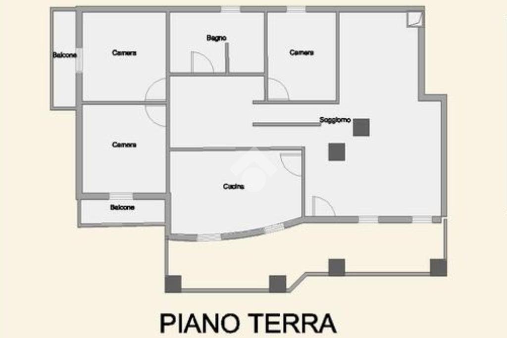 Villa Via Re Umberto, Montegrosso d'Asti - planimetria 1