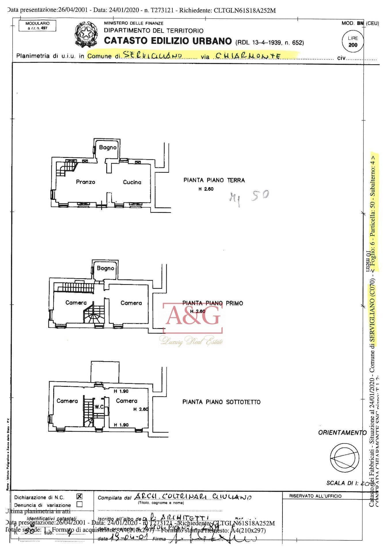 Foto 33 - Casa indipendente contrada chiarmonte
 
8, Servigliano - planimetria 1