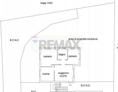 Pianta 2D - Trilocale Via Roberto Stehli
 
94 C, Germignaga - planimetria 1