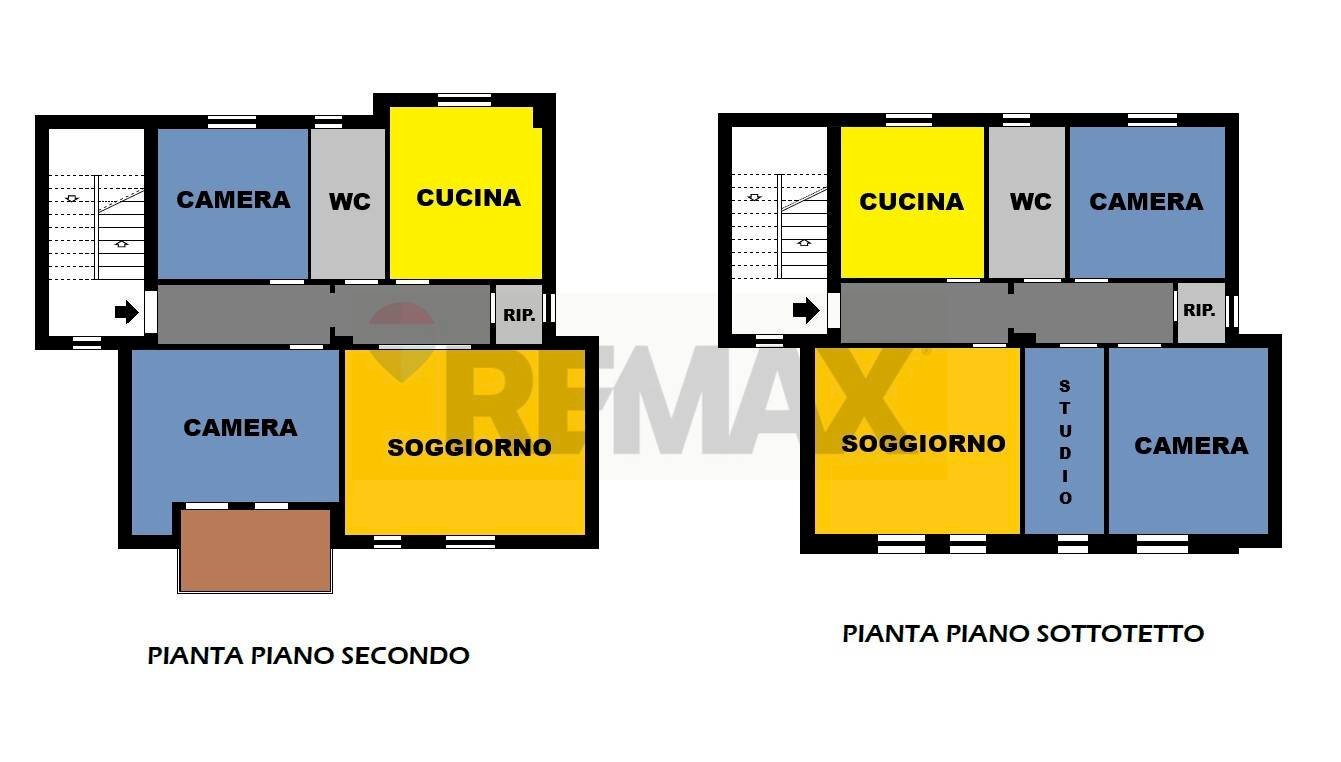 Pianta 2D - Independent house Via Pirandello
 
2, Campo di Giove - floor plans 1