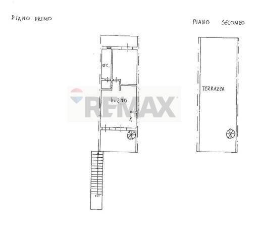Pianta 2D - Two-room apartment Via Immacolata
 
126, Mascali - floor plans 1