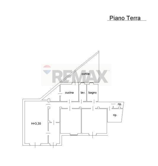 Pianta 2D - Semi-detached house Via Grotta San Giovanni
 
14, Catania - floor plans 1