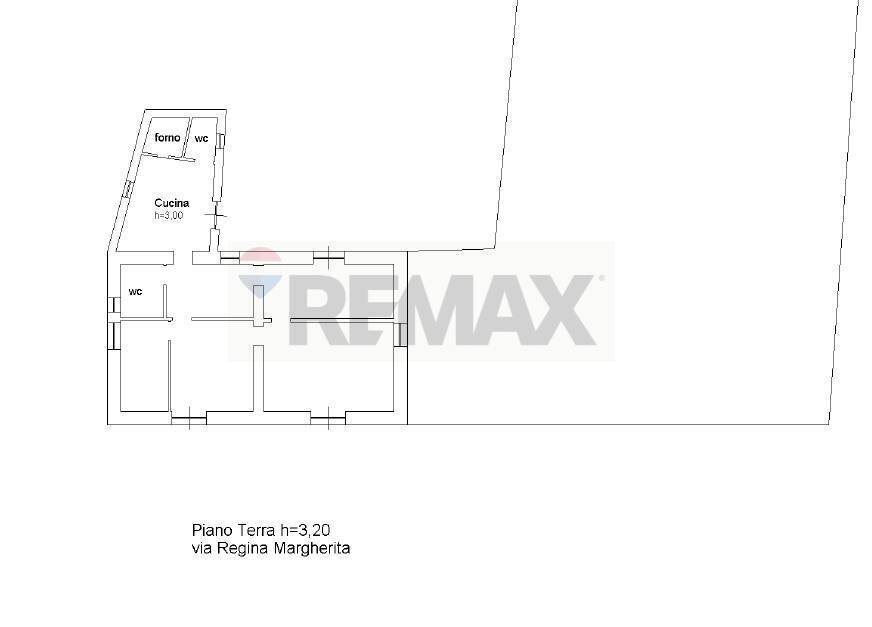 Pianta 2D - Casa indipendente Viale Regina Margherita
 
112-114, Castiglione di Sicilia - planimetria 1