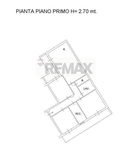 Pianta 2D - Quadrilocale Via Finocchiari
 
95, Aci Catena - planimetria 1
