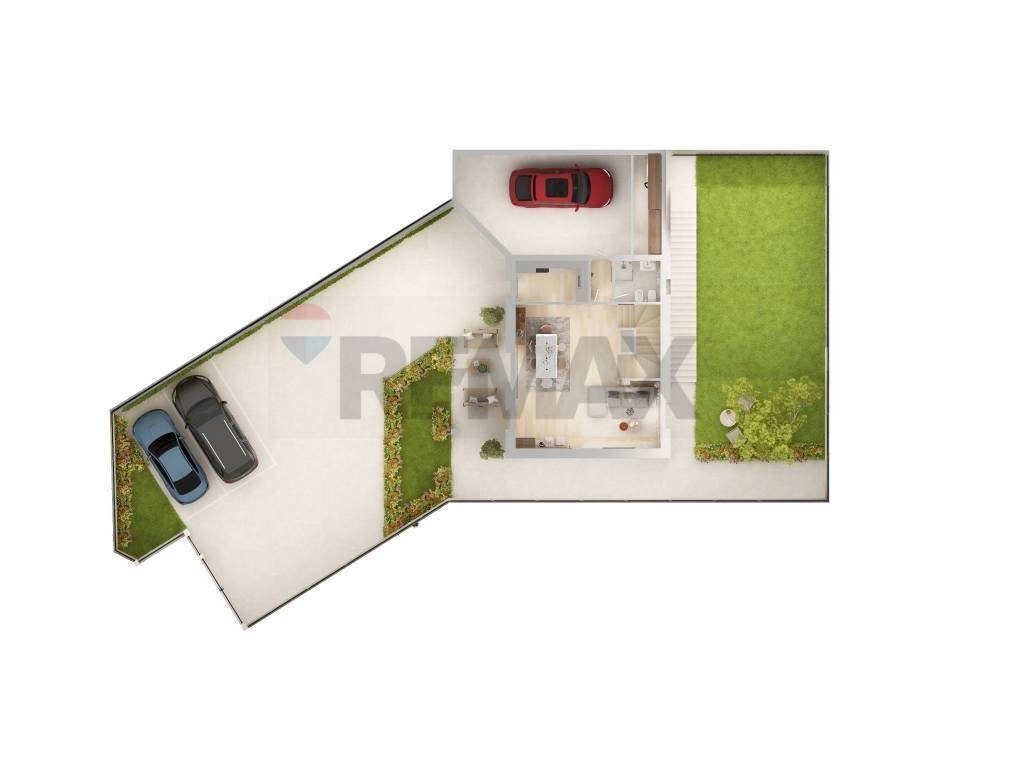 Pianta 3D - Apartment Via Giacomo Leopardi, Magione - photo 2