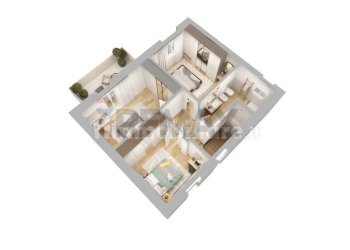 Pianta 3D - Appartamento Via Giacomo Leopardi, Magione - foto 10