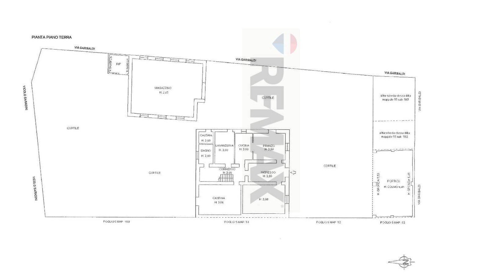Pianta 2D - Casa semi indipendente Via Garibaldi
 
N.10, Casteldidone - planimetria 1