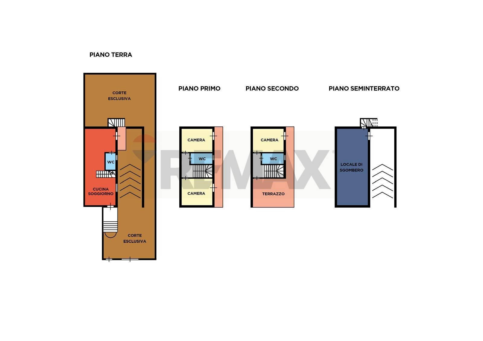 Pianta 2D - Villa a Schiera Via Federico II
 
10, Cesa - planimetria 1