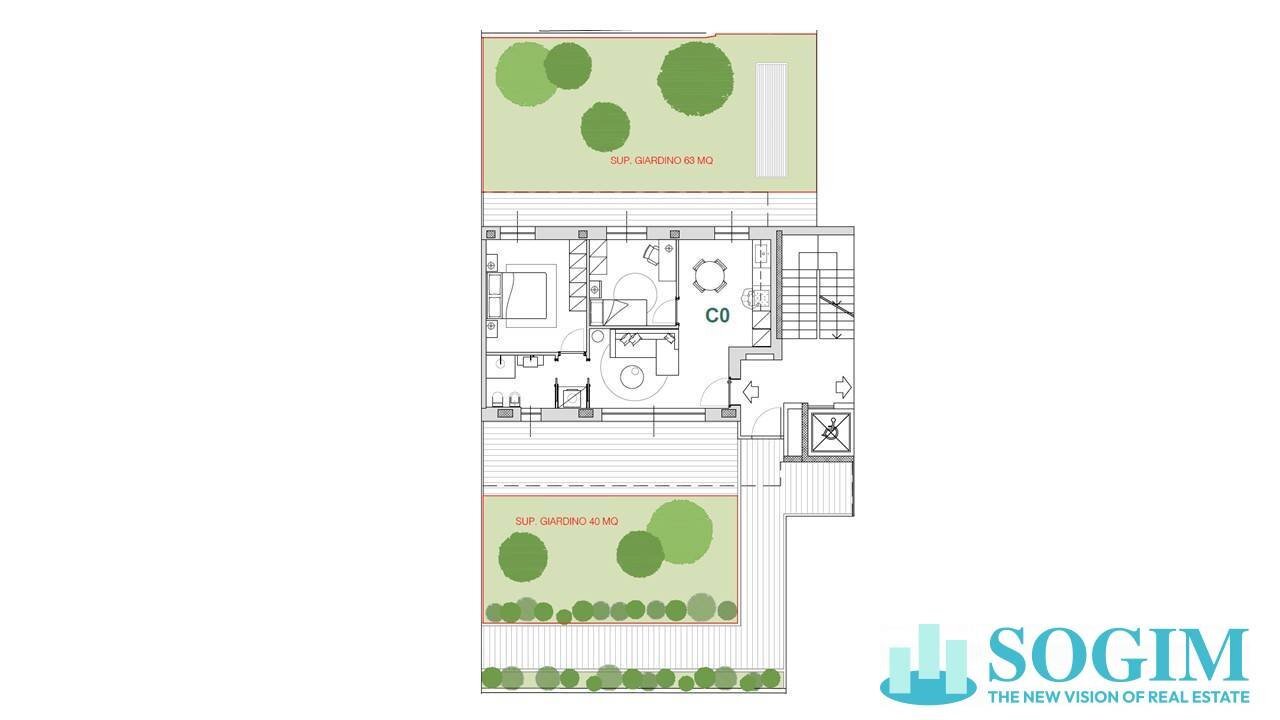 Foto 7 - Trilocale Via Boito
 
98, Monza - planimetria 1