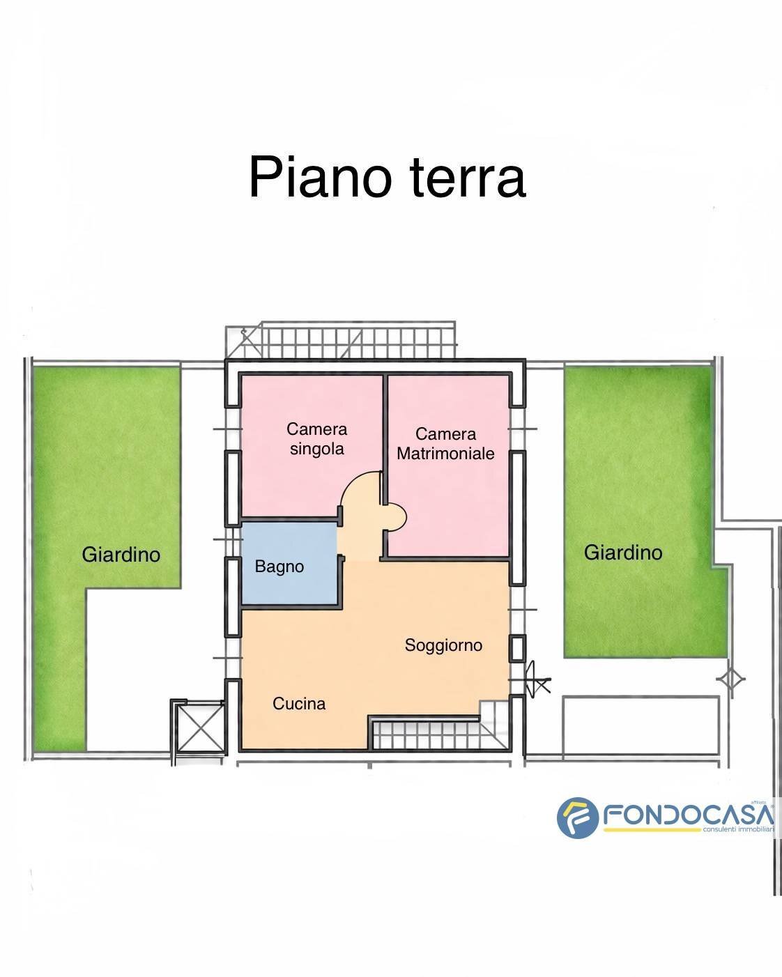 Foto 18 - Three-room apartment Via Francesco Montanari, Chiuduno - floor plans 1