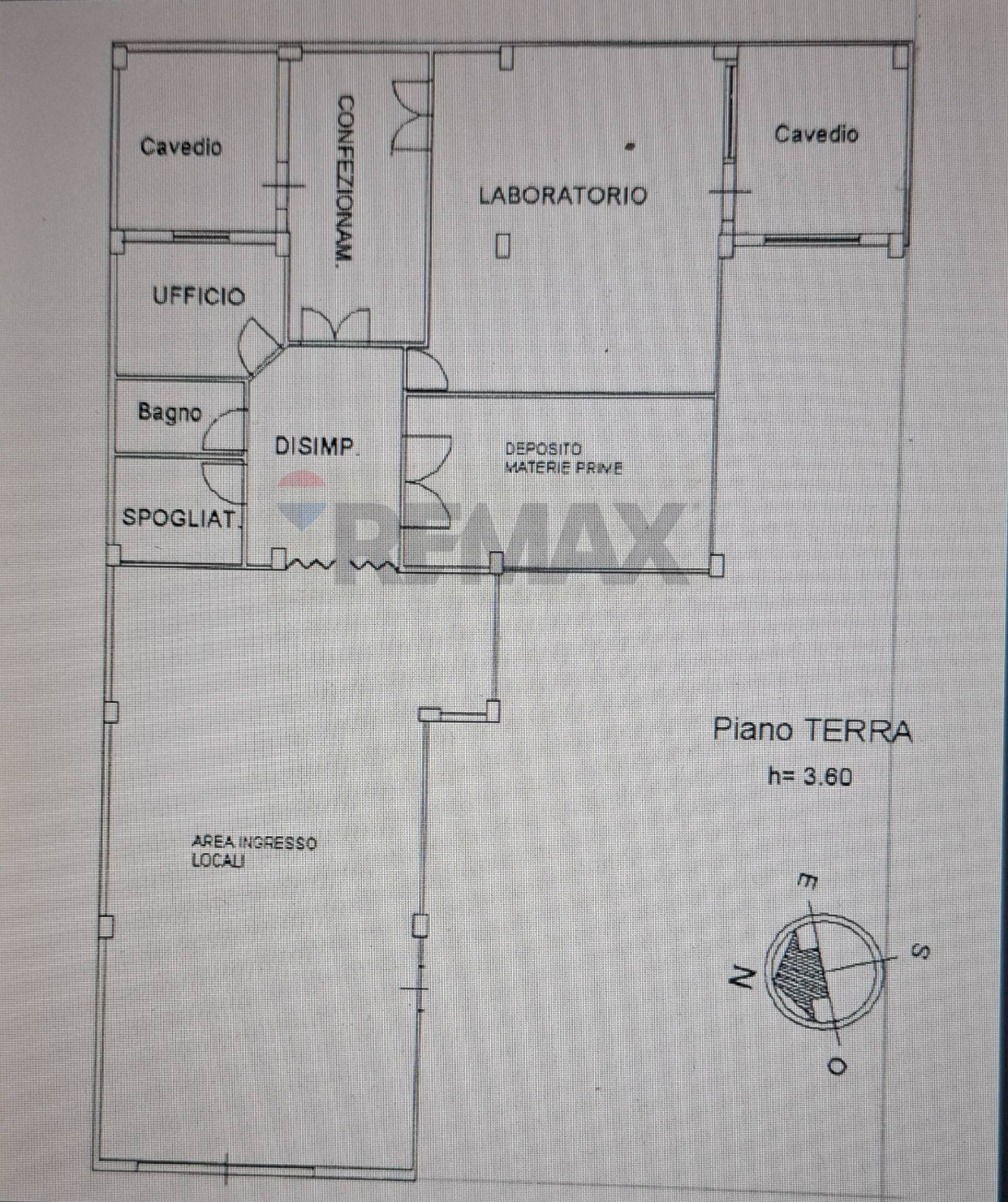 Pianta 2D - Commercial Premises via Luigi  Marsano
 
21, Vittoria - photo 3