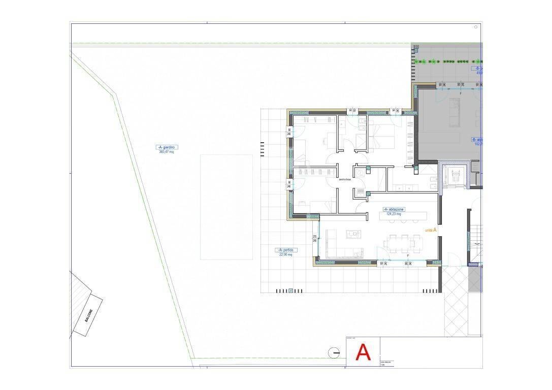 Foto 10 - Quadrilocale Via Volturno, Brescia - planimetria 1