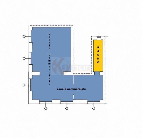 Foto 5 - Locale Commerciale Via Torres
 
71, Sassari - planimetria 1