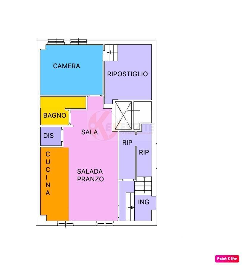 Foto 42 - Three-room apartment Via Enzo
 
19, Sassari - floor plans 1