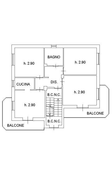 Appartamento via Cuneo, 12, Morozzo - planimetria 1