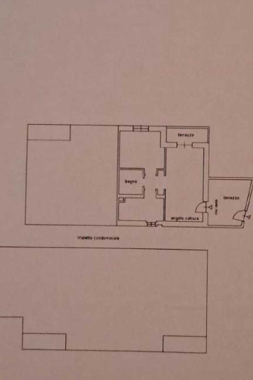 Two-room apartment Località Gaietta, Torriglia - floor plans 1