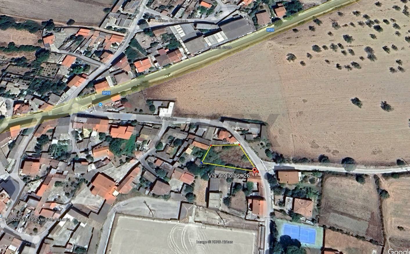 Posizione della mappa - Terreno edificabile Via Is Argiolas
 
26, Senorbì - planimetria 1