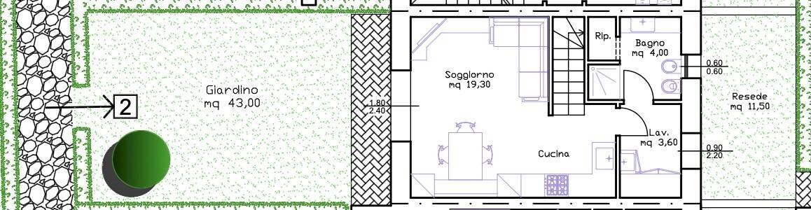 Foto 3 - Appartamento via adamo 15
 
40, Pratovecchio Stia - planimetria 1