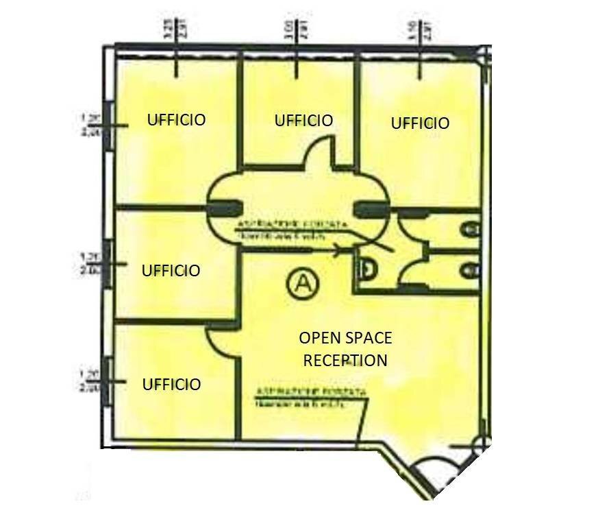 Foto 20 - Ufficio Via Gorra, Piacenza - planimetria 1