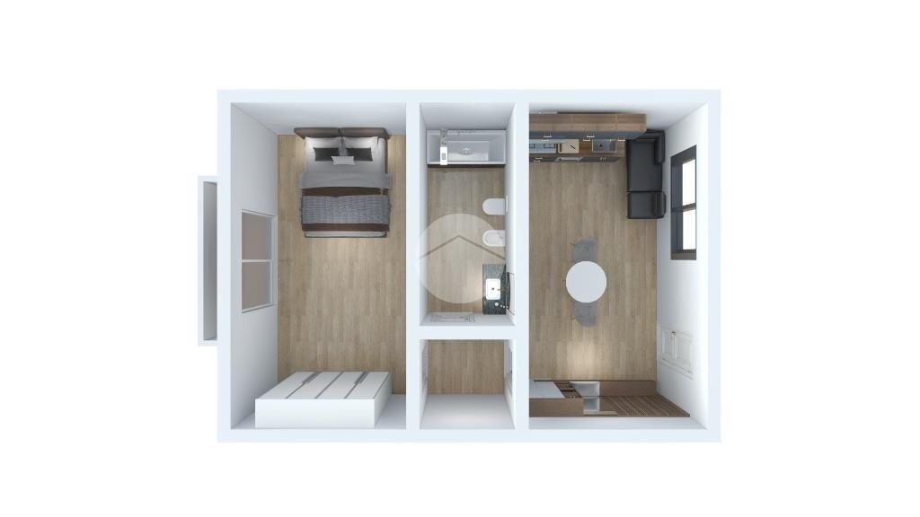 Bilocale Via Francesco de Sanctis, Milano - planimetria 1