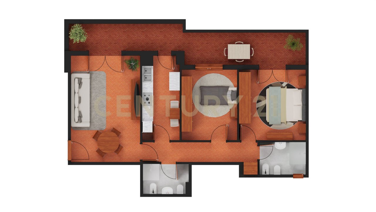 Planimetria.jpg - Trilocale Via Belforte del Chienti 25, Roma - planimetria 1