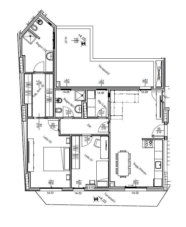 Immagine 2026-01-09 154216.png - Three-room apartment Via Tito Minniti 32, Lecce - floor plans 1
