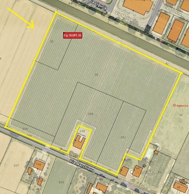 Mappali terreno Carpi.jpg - Agricultural land via marchiona, Modena - photo 3