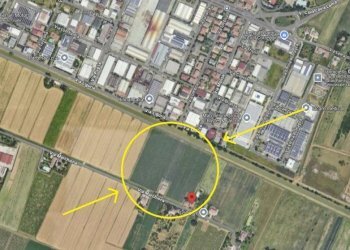 Vista Aerea terreni Carpi.jpg - Terreno agricolo via marchiona, Modena - foto 4