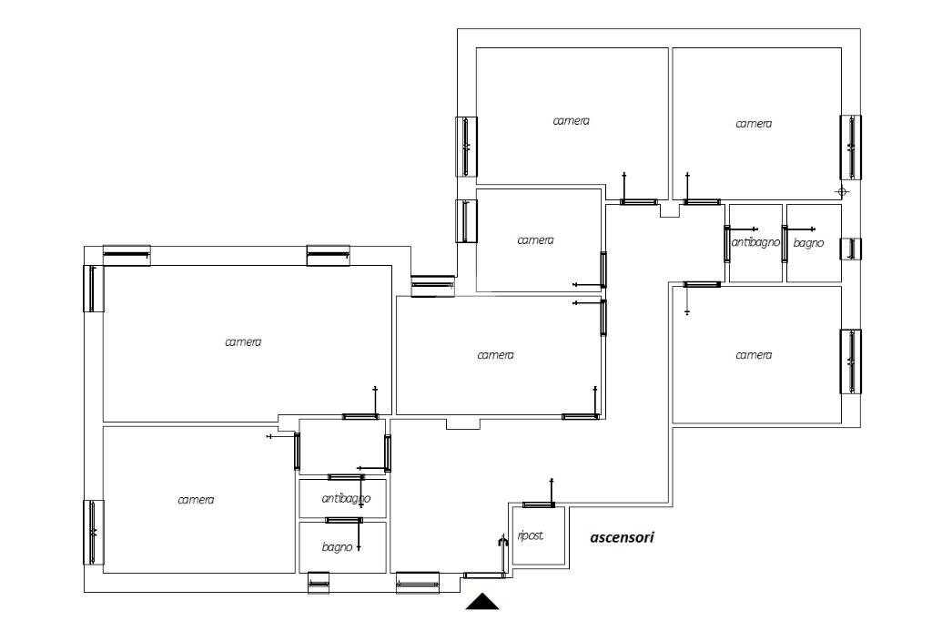 Apartment Strada anulare torre, Segrate - floor plans 1
