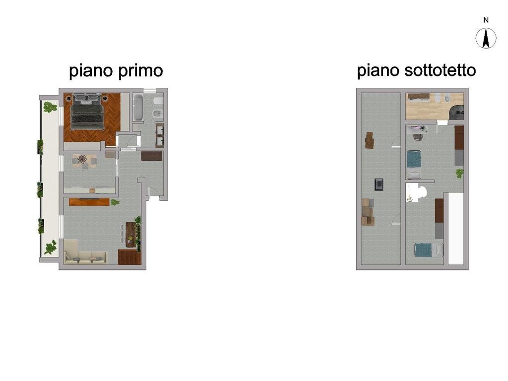 Porzione di casa Via Monte Sabotino, Paderno Dugnano - planimetria 1