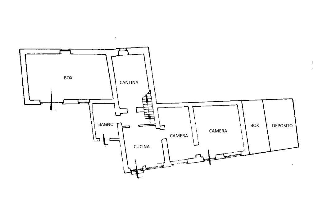 Independent house Via Berno, Moncrivello - floor plans 1