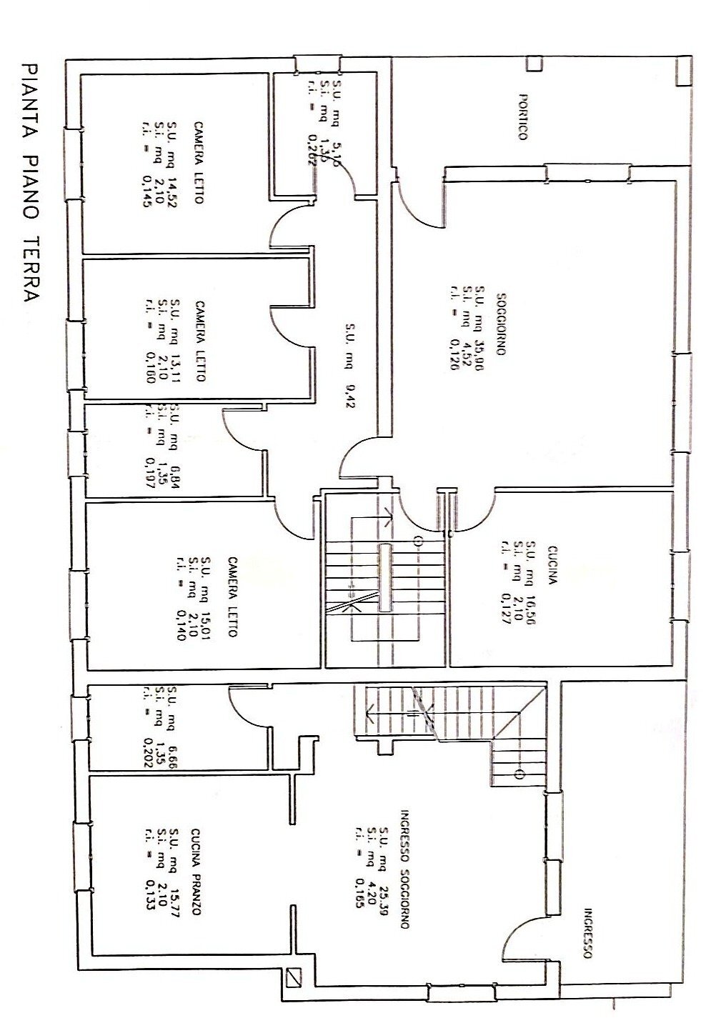 planimetria piano terra - Villa Imola - planimetria 1