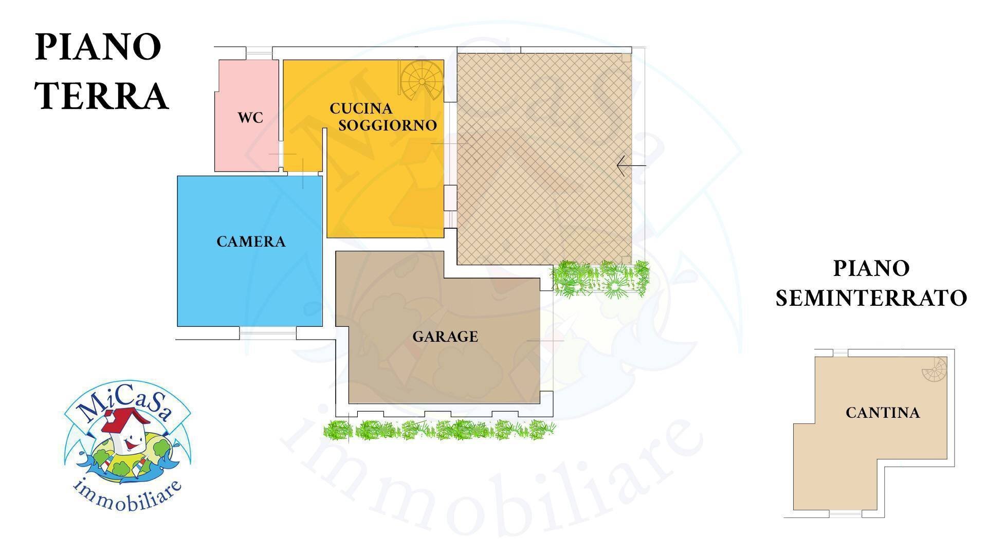 Foto 2 - Semi-detached house Via Delle Abetelle
 
55, Pisa - floor plans 1