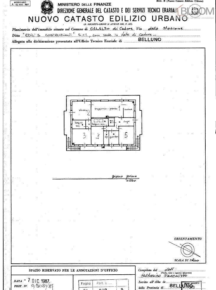 Foto 40 - Independent house via Stazione
 
22, Calalzo di Cadore - floor plans 1