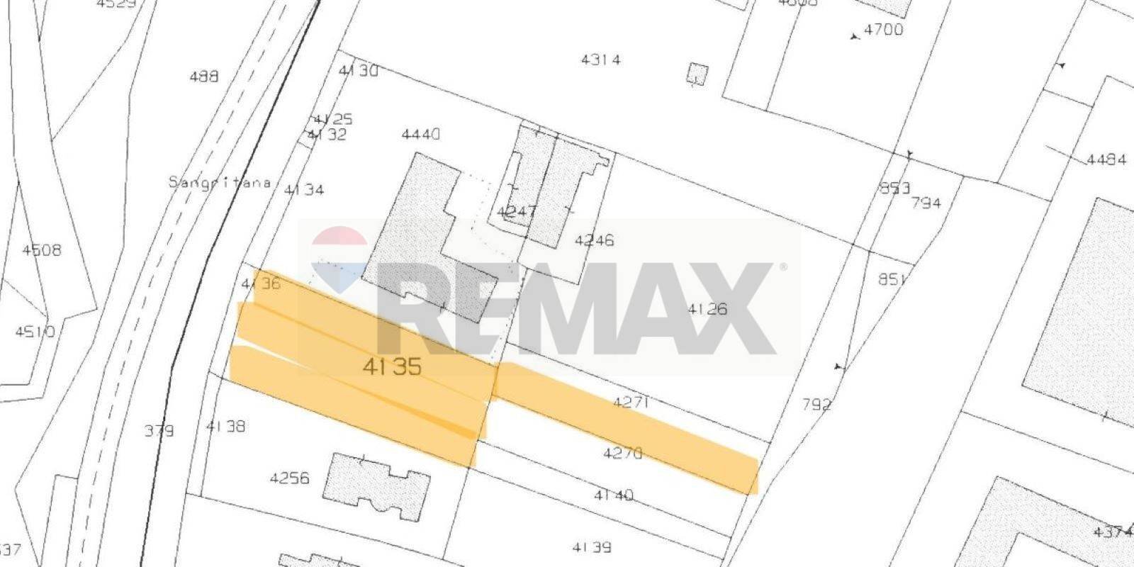 Pianta 2D - Terreno edificabile Via per Treglio, Lanciano - planimetria 1