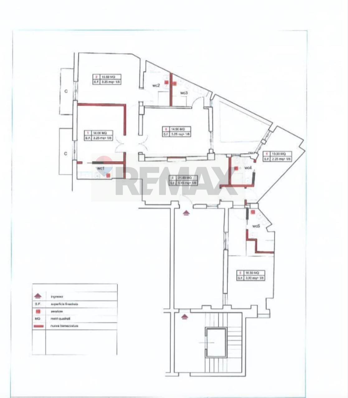 Pianta 2D - Apartment Via Pisa
 
6, Palermo - floor plans 1
