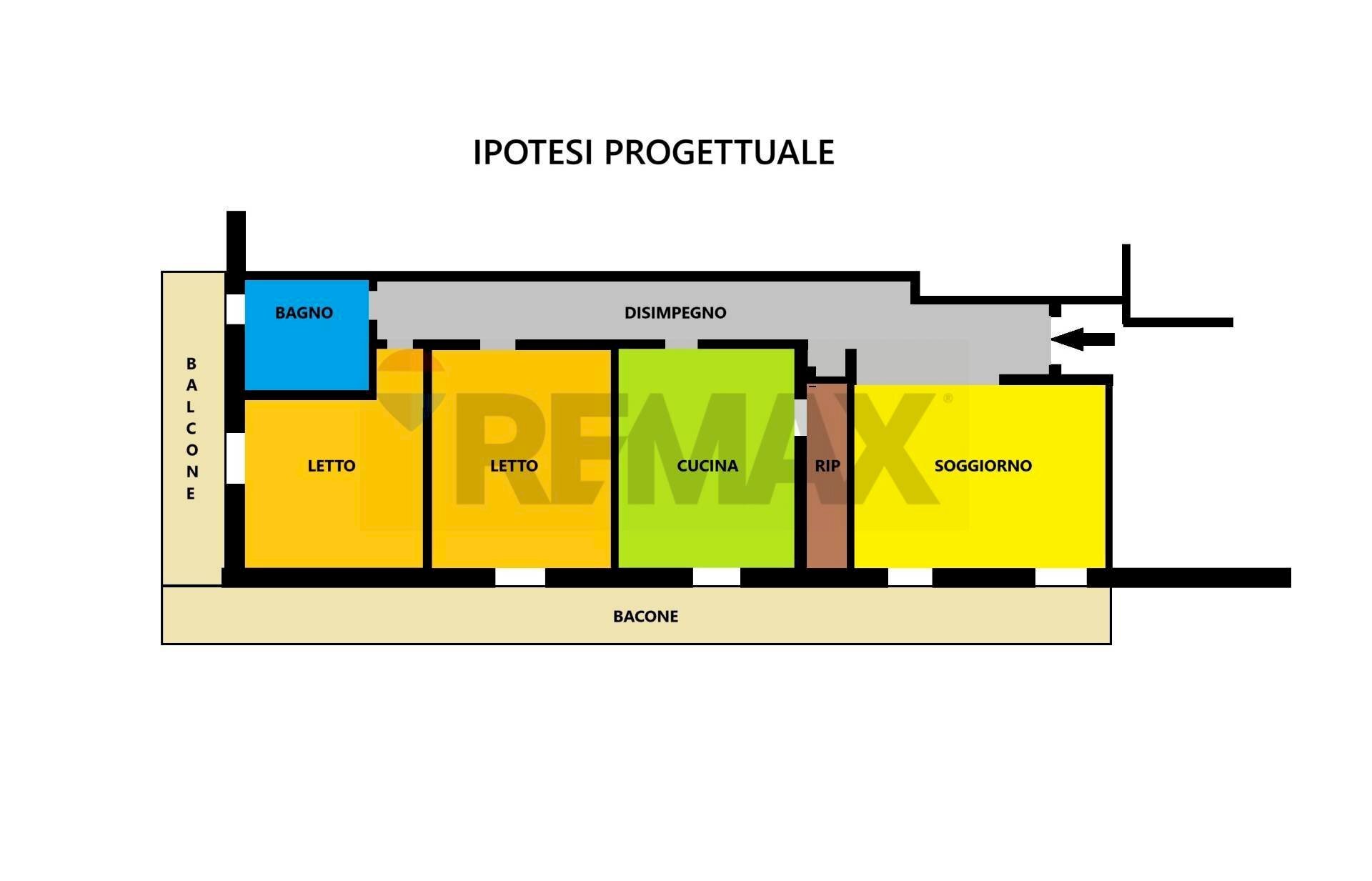 Pianta 2D - Quadrilocale Serra San Bruno - foto 1